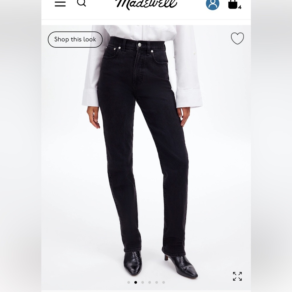 Madewell The '90s Straight Jean size 28